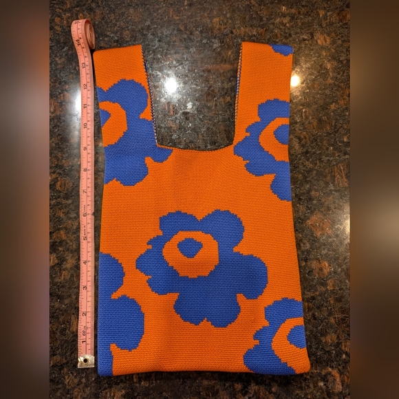 Small cloth purse / satchel / shopping bag / lunch bag - Picture 8 of 9